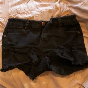 Contrabrand Black Jean Shorts Size 16